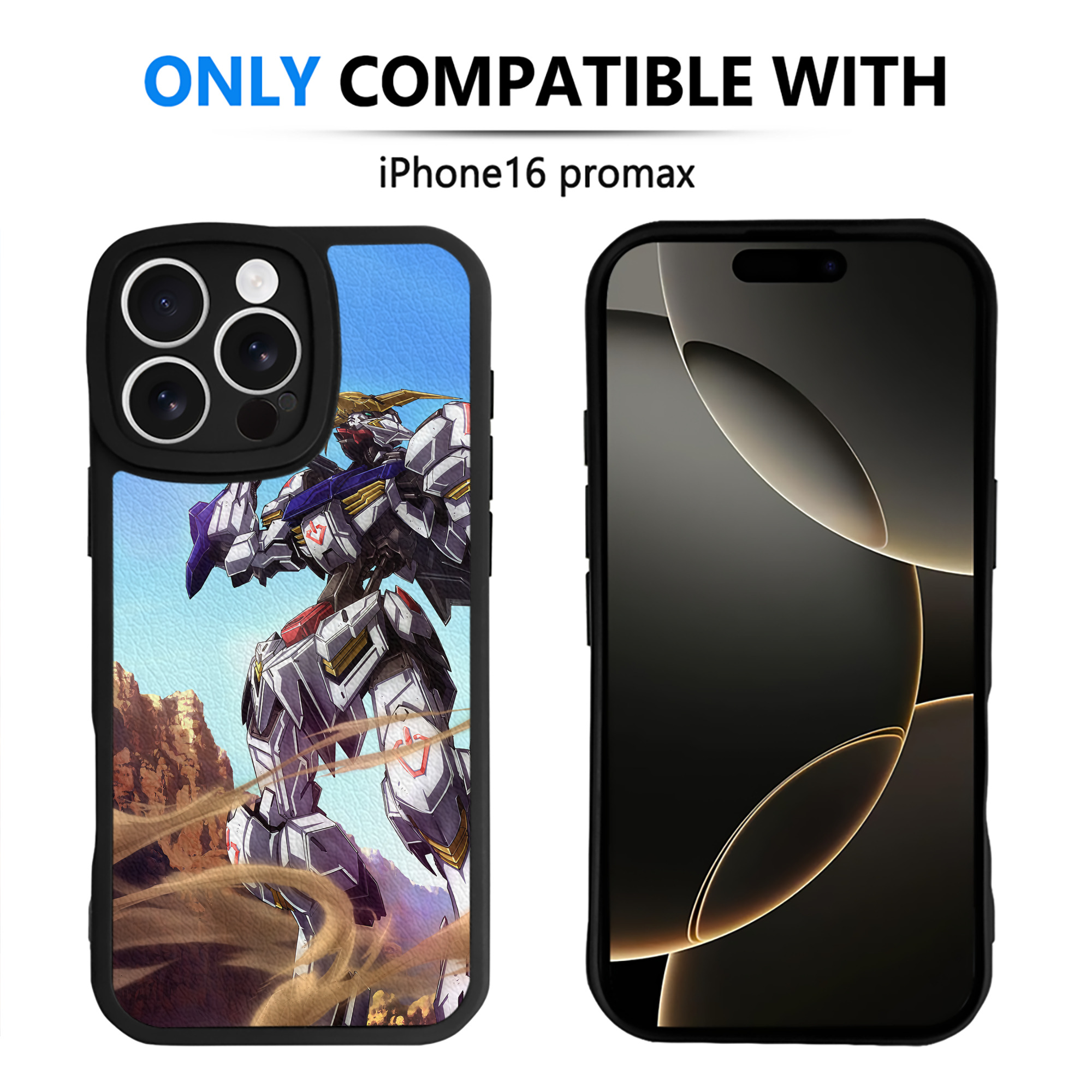 （画像用） 機動戦士ガンダム Mobile Suit Gundam 【iPhone 16シリーズ対応】シリコンスマホケース（レザー調） 材質：シリコン